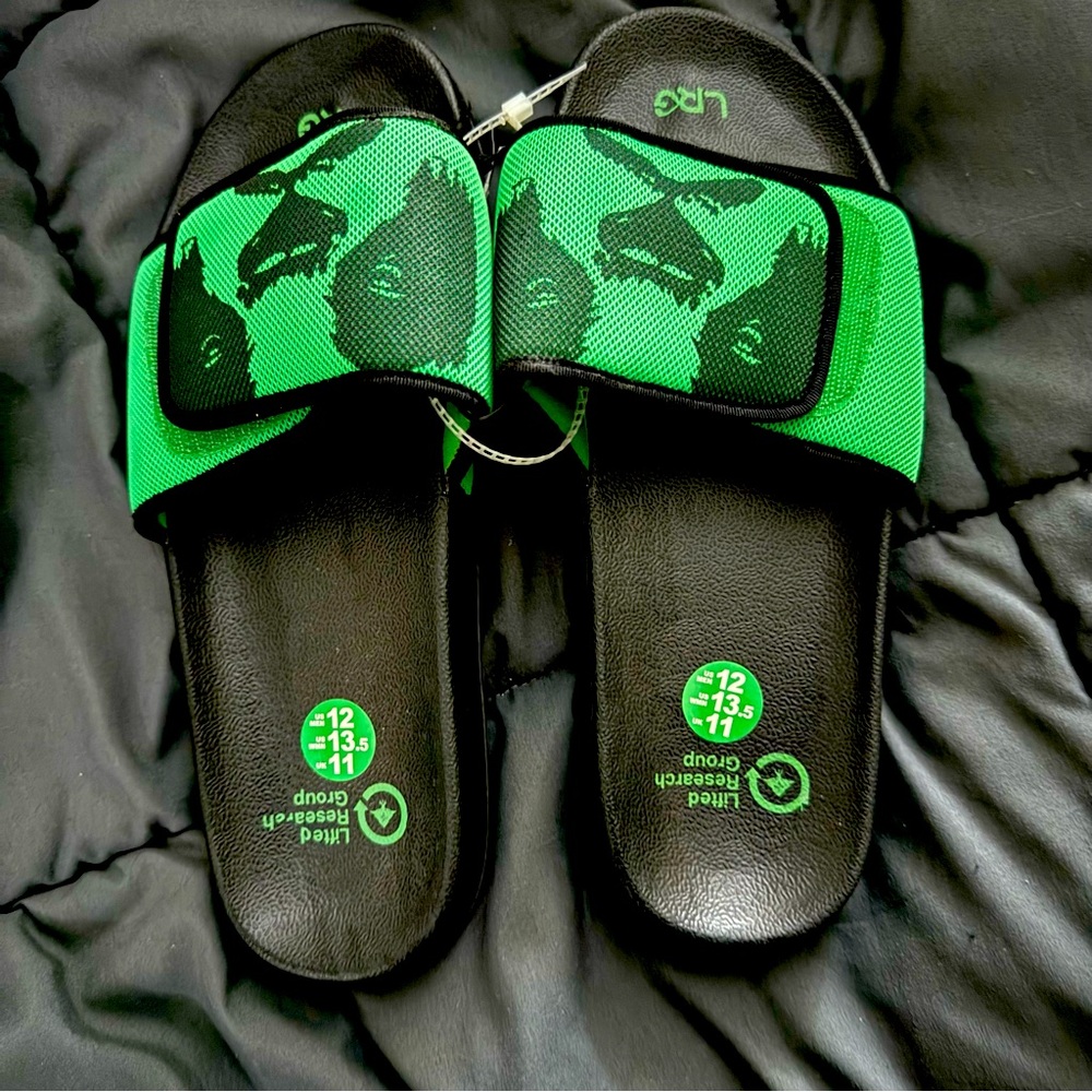 LRG Men's Logo Stacked Slides Sandal Shoes